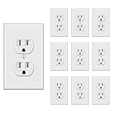 TAKETEK Duplex Receptacle Outlet with Wall