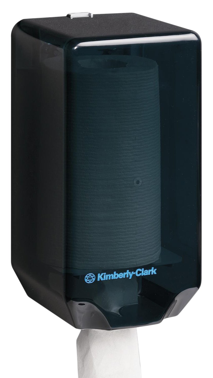 KIMBERLY-CLARK PROFESSIONAL* Centrefeed Wiper Dispenser (product code 7905) - Black