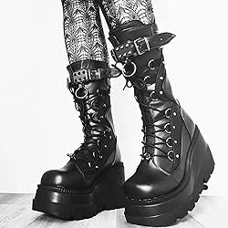 ZKXYFFS Platform Ankle Boots for Women Chunky High