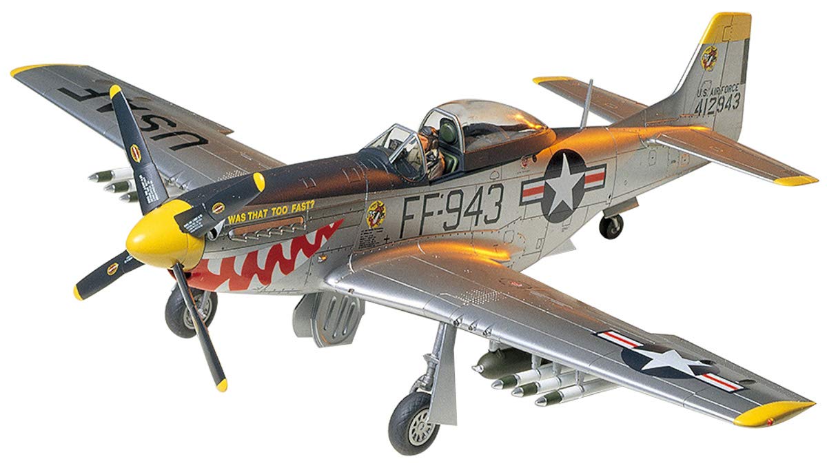 Tamiya 61044, p-51d Mustang, Korean war