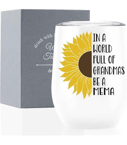 WCGXKO MEMA Küchentuch – Lustiges Geschenk Für Oma Zum Geburtstag Oder Muttertag | 40,6 X 61 Cm, Waffelgewebe, 80% Polyester/20% Polyamid