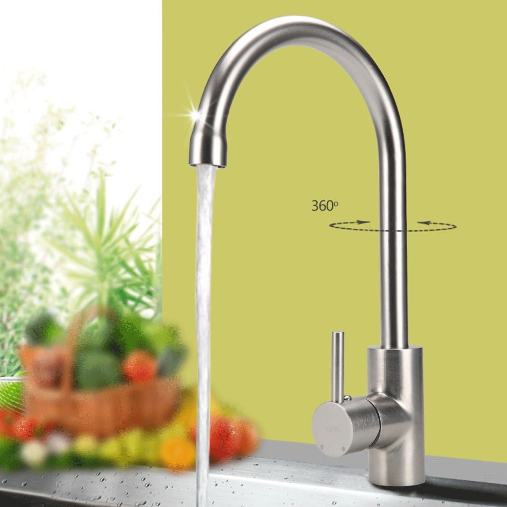 Kitchen faucet RXL Sink Hot and Cold Faucet Wash Basin Faucet Swivel Copper Faucet (Color : B)