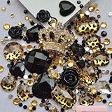 MINI KITTY DIY 3D Bling Crown Leopard black diamond Cell Phone Case Resin Flat back Kawaii Cabochons Deco Kit / Set ,cellphone diy ,merry christmas gift ,xmas for iphone 4 4S ,iphone 5 5c 5G,for iphone 6 iphone 6 plus for samsung note 4 samsung s5 mini s5 i9600 for samsung galaxy s3 i9300 ,for samsung galaxy s4 i9500 for sony/htc/nokia etc