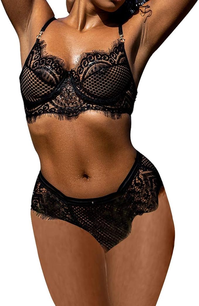 black lace panties plus size