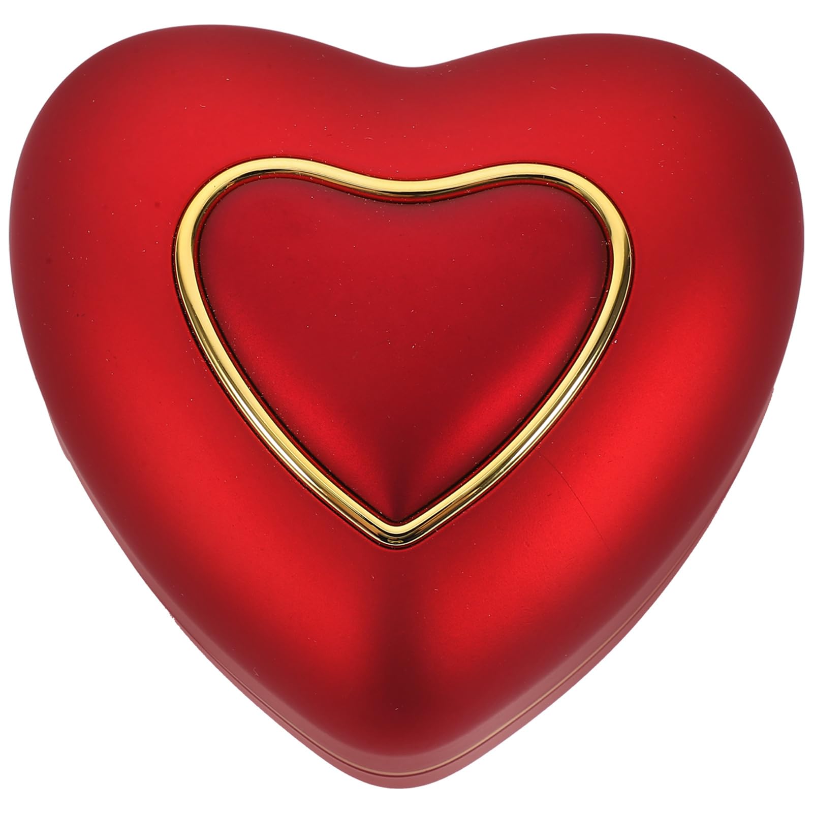 BESPORTBLE LED Ring Box Heart Shape Jewellery Box,LED Ring Boxes for Engagement with Light, LED Lighted up Storage Holder Display Case Heart Shape Wedding Ring Jewelry Box with LED Light for Earring