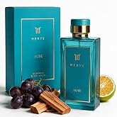 Merve Aube Perfume for Women 3.4 Oz Long Lasting EDP Jasmine Ambergris Musk | Fruity floral, warm amber &amp; musk scent, 25% perfume oil, vegan &amp; cruelty-free
