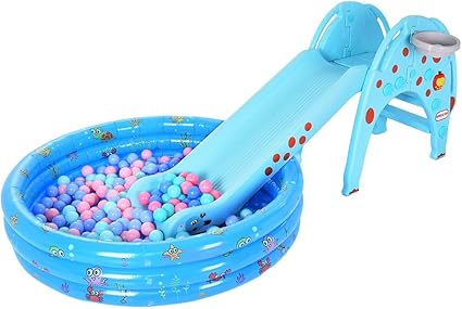 ball pit with slide for toddlers
