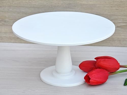 Amazon Com White Wedding Cake Stand Wood Cake Stand Wooden Cake