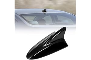 AMSPRAC Shark Fin Antenna Cover Compatible with for Elantra Sedan MD 2011-2016,for Hyundai Sonata Sedan YF 2009-2014 w/GPS,for Genesis Sedan BH 2008-2013,96210,962103Q800,962103X100NKA (Glossy Black)