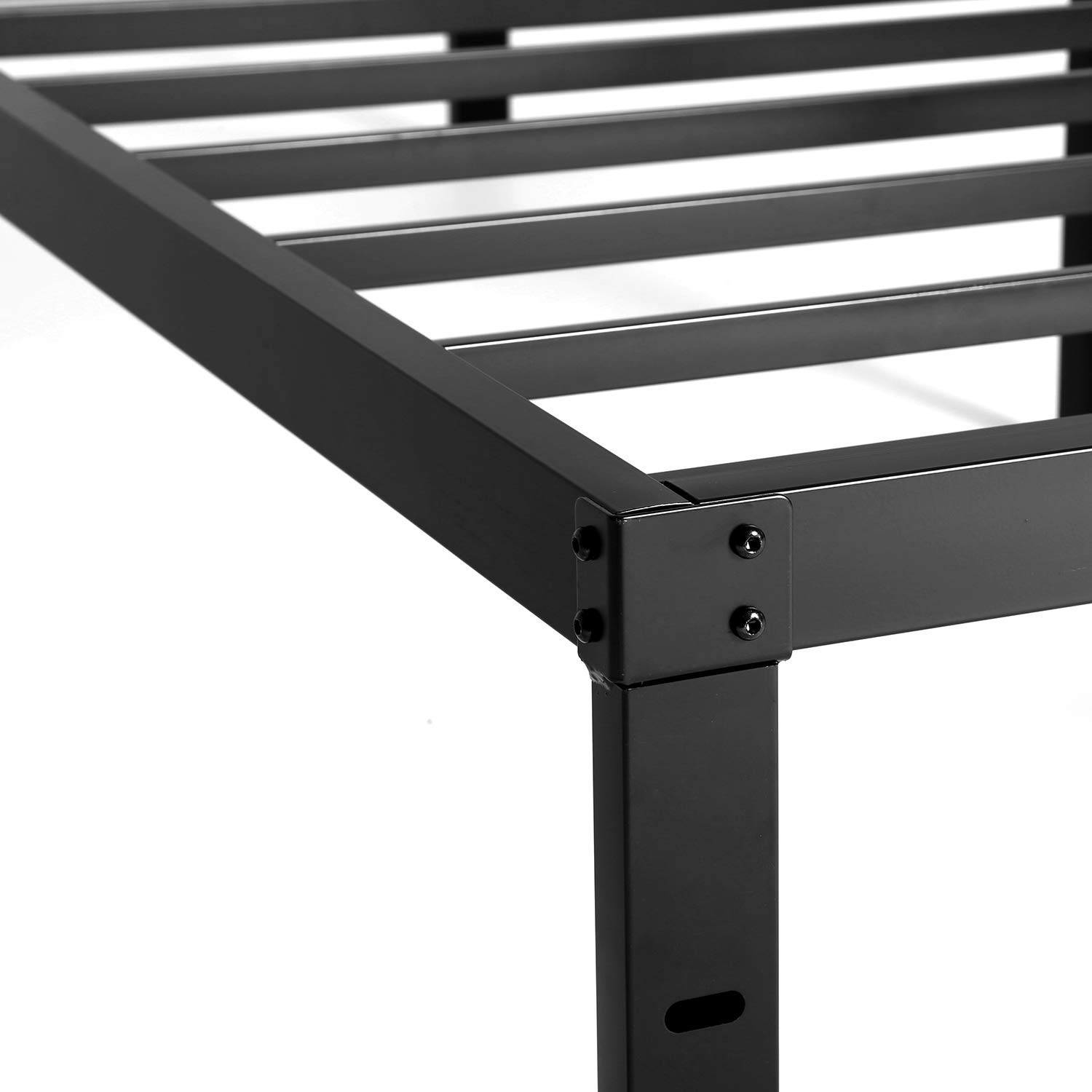 Noah Megatron 14 Inch Heavy Duty Queen Size Metal Platform Bed Frame/No