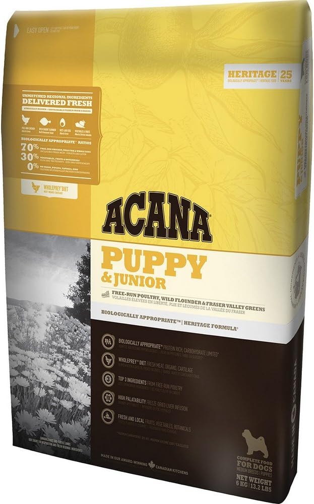 Acana Puppy and Junior Dog Food, 11.4 kg, Rood, 11.4 kg (Pack of 1) - Image 4
