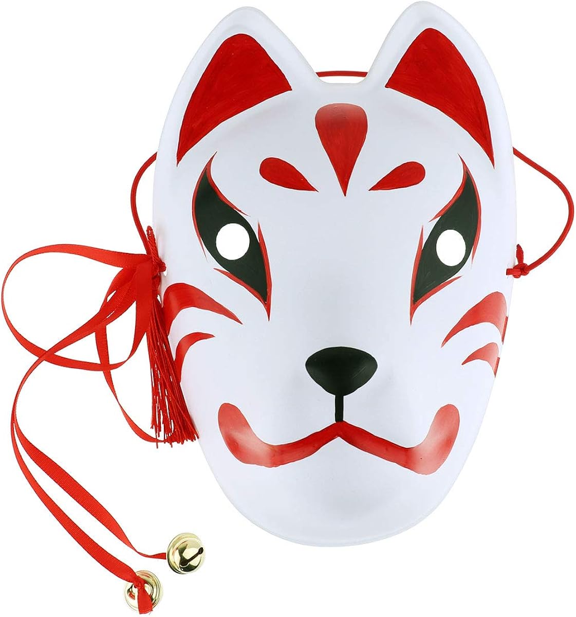 TiaoBug Careta de Tipo Zorro Hecho a Mano Cosplay Máscara Facial