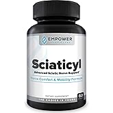 Empower Health Labs Sciaticyl – Nerve Support Supplement with B1, B6, B12, Magnesium, NAC, ALC & Alpha Lipoic Acid – Supports Nerve Function, Mobility, Comfort & Circulation – 60 Capsules