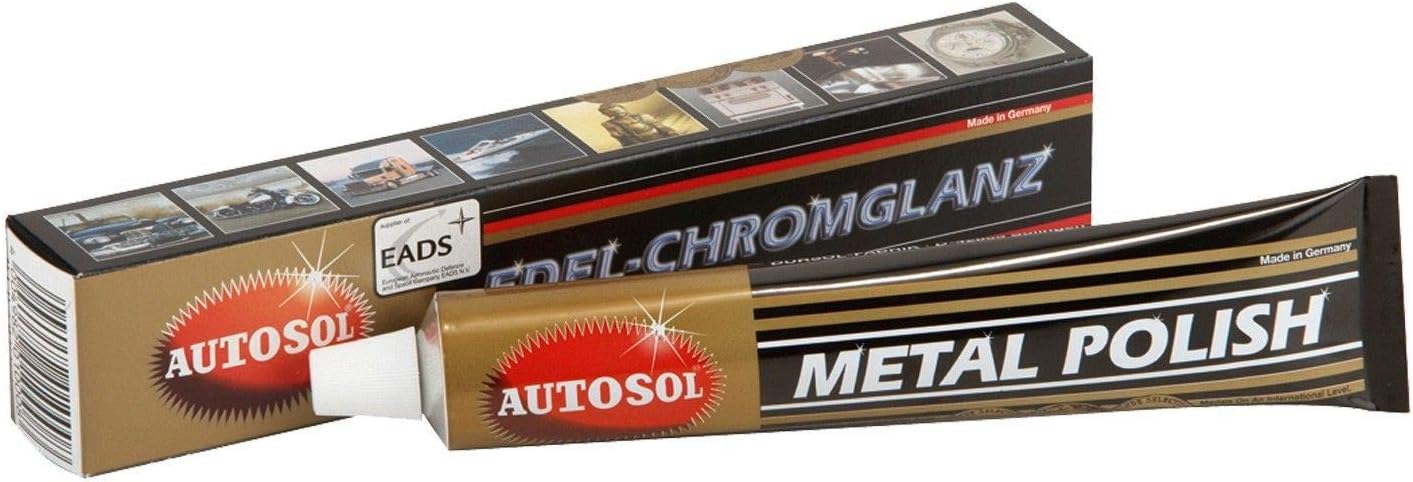 Autosol 5pk Metal Polish (75ml x5) Chrome Aluminium Stainless Steel Brass Copper etc, 100g x5 - Image 3