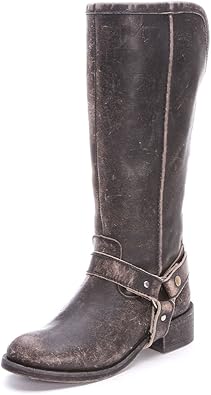 tall black western boots