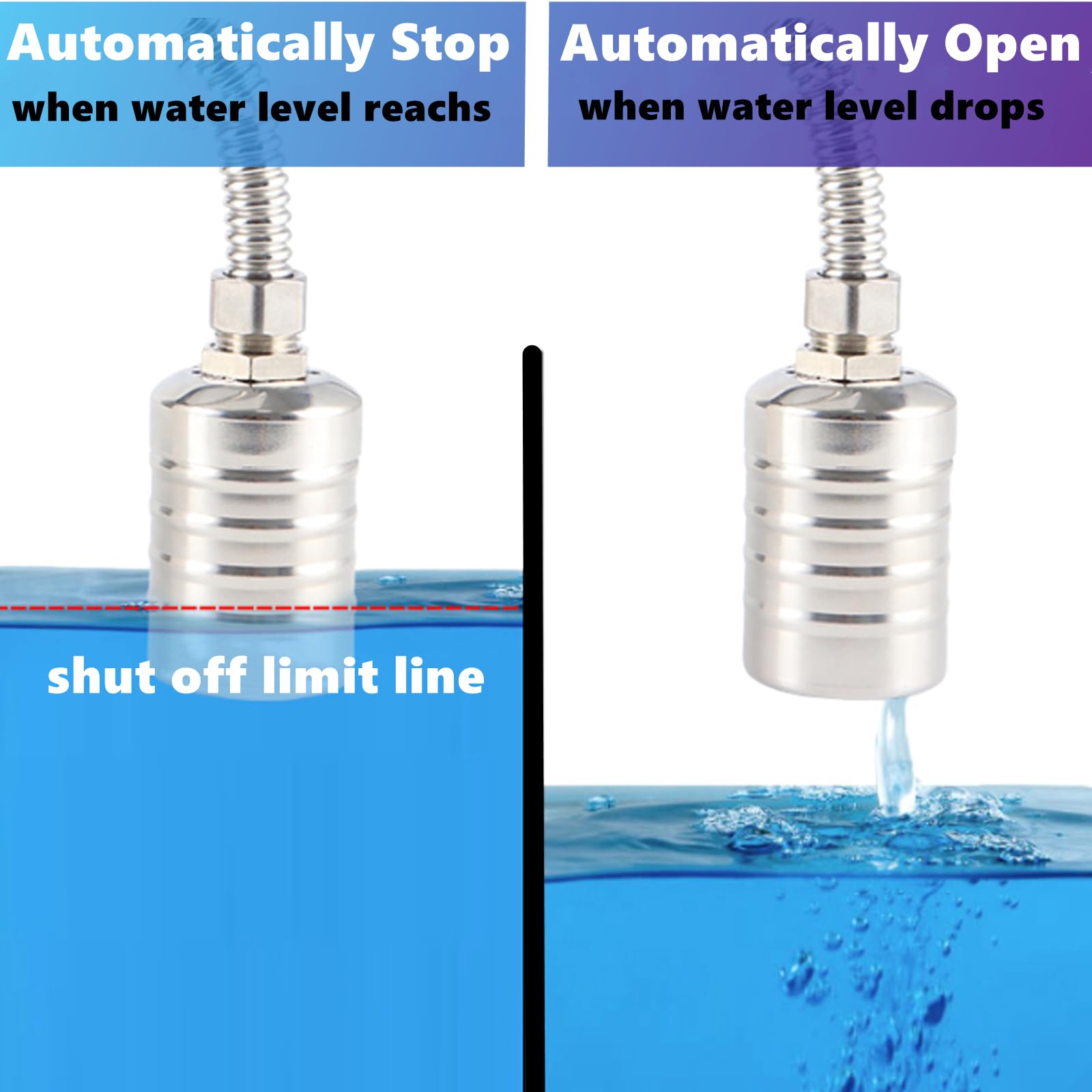 Mua YGboost 2 Pack Float Valve for Water Tank, Automatic Water Level ...