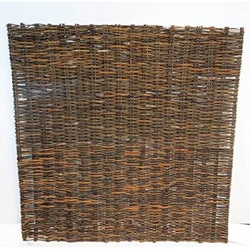 Amazon.com : Willow Woven Hurdle Fence Panel, 6'W x 2'H : Garden & Outdoor