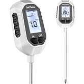 YAMRON 4-in-1 Soil Moisture Meter Digital Plant for Indoor ＆ Outdoor Plants | Temperature/Soil Moisture/pH Meter/Sunlight Intensity,Backlight LCD display,Foldable,Rust proof probe,Easy-to-Read and Use