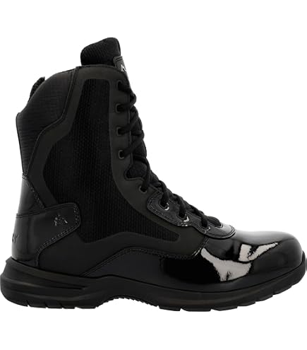 Amazon.com | ROCKY Dress Leather High Gloss Chukka, Black  display picture 1