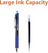 Amazon Basics Gel Pens Fine Point Retractable Blue 0.7mm 12 Pack view 5