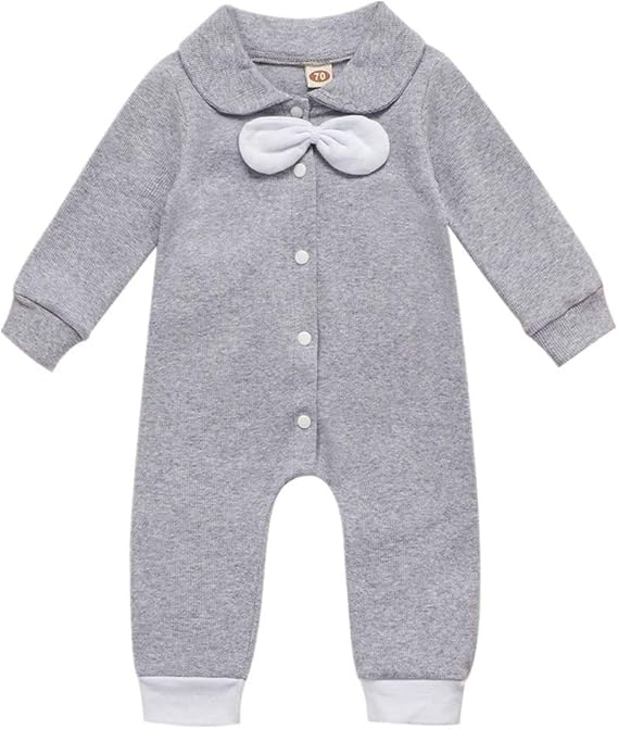 Amazon Co Jp ベビー服 長袖カバーオール 蝶結び 新生児服 前開きタイプ 新生児 女の子 かわいい 赤ちゃん服 ロンパース 出産祝い プレゼント 防寒防風 保温 キッズ 游学 お出かけ 步行服 子ども服 普段着 通園 幼稚園 保育園 こども服 誕生日プレゼント 服
