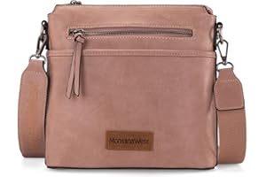 Montana West Crossbody Bag for Women Multi Pocket Cross Body Bag Purses with Guitar Strap