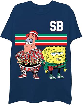 Amazon.com: Mens Spongebob Squarepants Classic Shirt - Spongebob, Patrick & Krusty Krab Meme T 