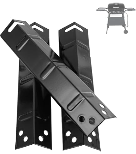 Direct Store Parts DP113 – 3 Porzellan-Stahl-Heizplatten Für Kenmore Gasgrill (40,6x11,4 Cm)