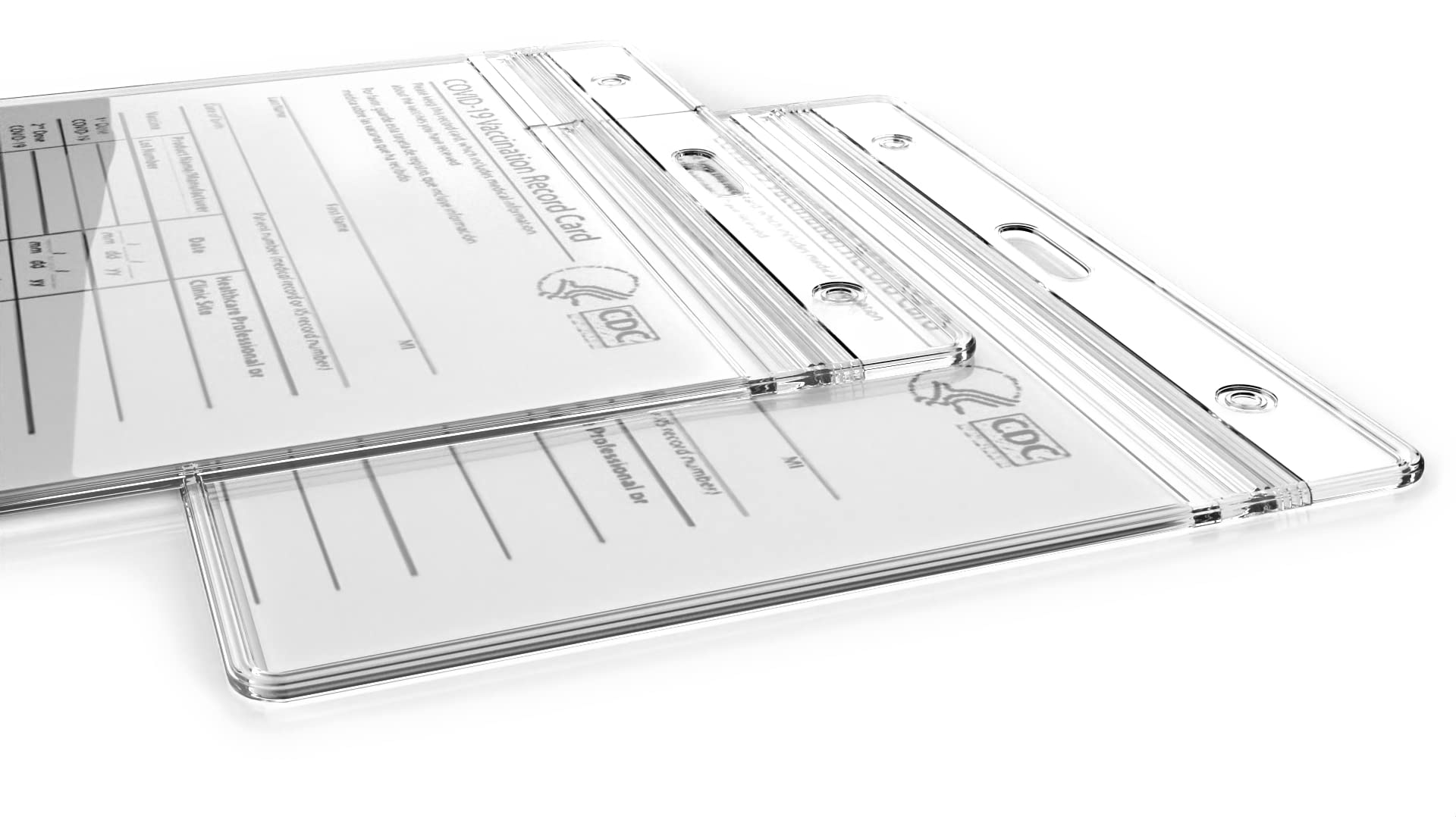 Photo 1 of 10 Pack Card Protector Social Security,Medicare, Credit&Driver's License Sleeve ID Badge Holder,Name Tag ID Card,Cover Sleeve Pouch.4x3 inch Clear Vinyl Plastic Sleeve Waterproof with Resealable Zip