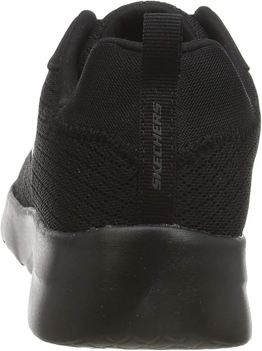 skechers men's dynamight black walking shoes