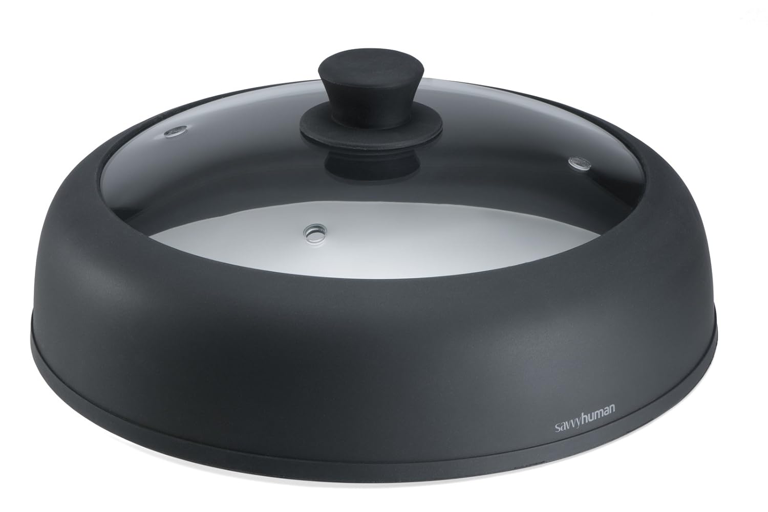 Savvy Human Microwave Plate Cover Vented Tempered Glass & Food Safe