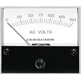 Blue Sea Systems 9353 AC Analog Voltmeter (0-150 Volts AC)