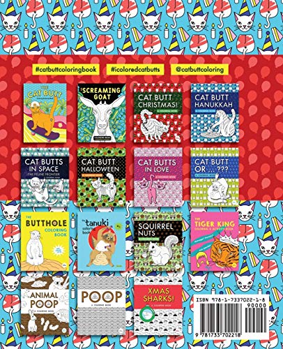 Cat Butt Birthday: A Coloring Book (Purr-fect Gifts for B-days
