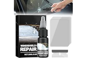 Fiopet 2026 New Windshield Crack Repair Kit, Cracks Gone Windshield Crack Repair Kit, Car Windshield Crack Repair Fluid Quick Fix Windshield & Glass Repair Tools for Automotive Windscreen Tool (1Set)