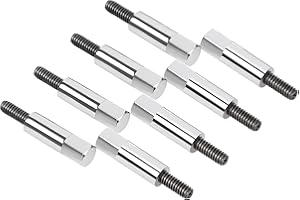 SHINEHOME Valve Cover Bolts Kit Compatible with Chevy 350 283 305 327 383 SBC Valve Covers Bolt Studs Small Block Chrome Steel Valve Covers with Black Oxide Finish