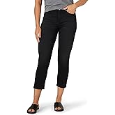 Lee Womens Ultra Lux Mid-Rise Cigarette Crop Jean