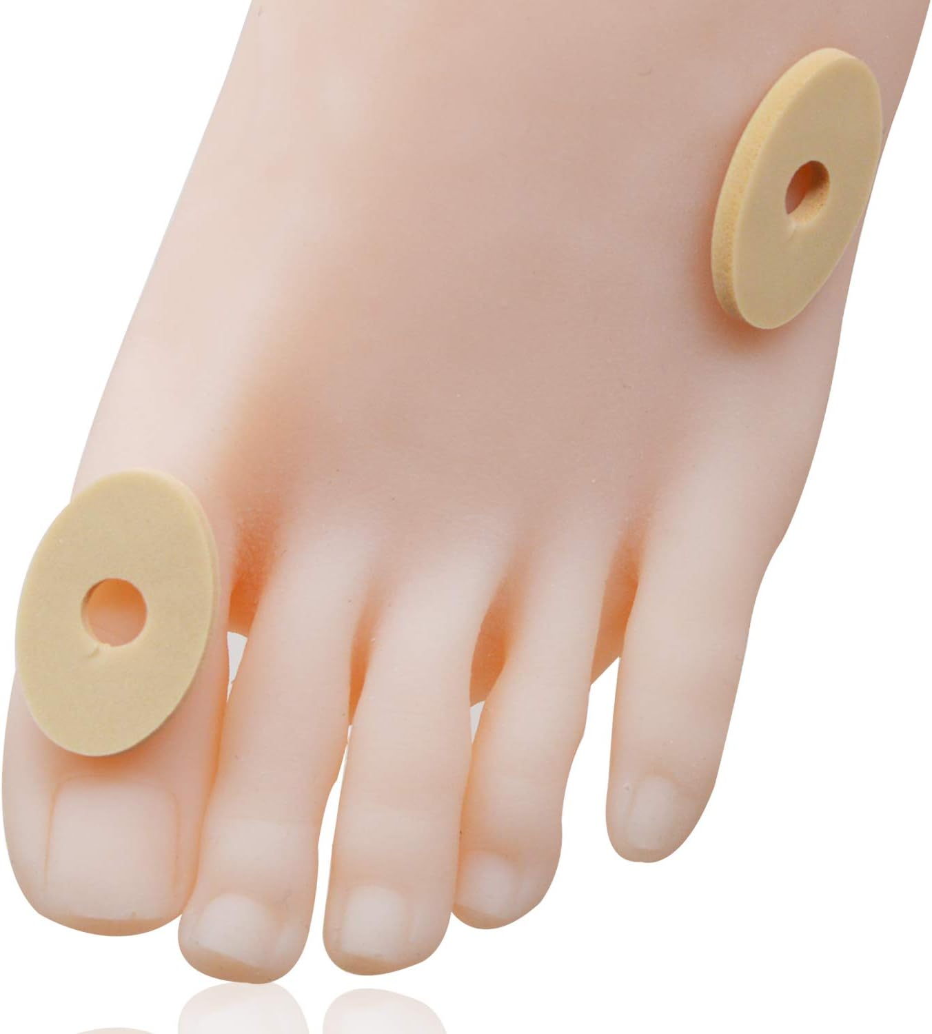90 Pieces Callus Cushions Waterproof Corn Pads Toe Pads Soft Sticky Men and Women' s Toe Protectors for Feet, Toes, Heel (Beige, Rhombus): Health & Personal Care