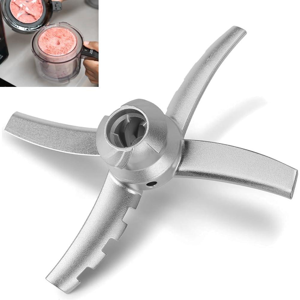 AUMUA Paddle Blade Compatible with Ninja CREAMi Deluxe Ice Cream Maker NC501UK, Replacement Parts Blade for Ninja Creamy Frozen Dessert Maker NC500 CN501CO NC500C NC501C NC501H Accessories