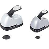 Circle Punch 3/8 inch +5/8 inch Craft Lever Punch Handmade Paper Punch（0.325inch+0.625inch Circle）