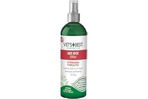VET'S BEST Vet’s Best Dog Hot Spot Itch Relief Spray | Relieves Dry Skin, Rash, Scratching, Licking, Itchy Skin, and Hot Spots | No-Sting and Alcohol Free | 16 Ounces