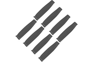 CVILL Spark Plug Wire Heat Shield - 8-Piece 6-Inch 2500°F Spark Plug Heat Shield Sleeve for LS1 / LS2 SBC BBC 350 454 Automotive Trucks (black)