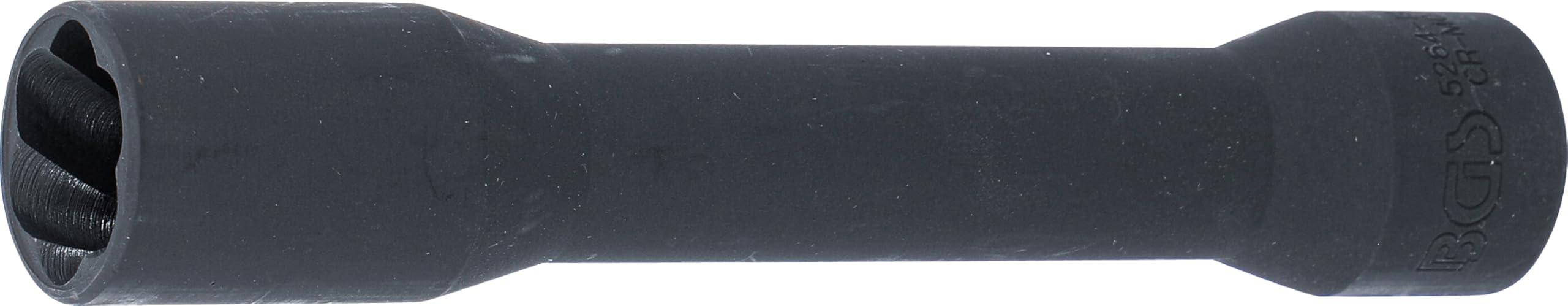 BGS 5264-19 | Twist Socket (Spiral Profile) / Screw Extractor, deep | 12.5 mm (1/2") Drive | 19 mm