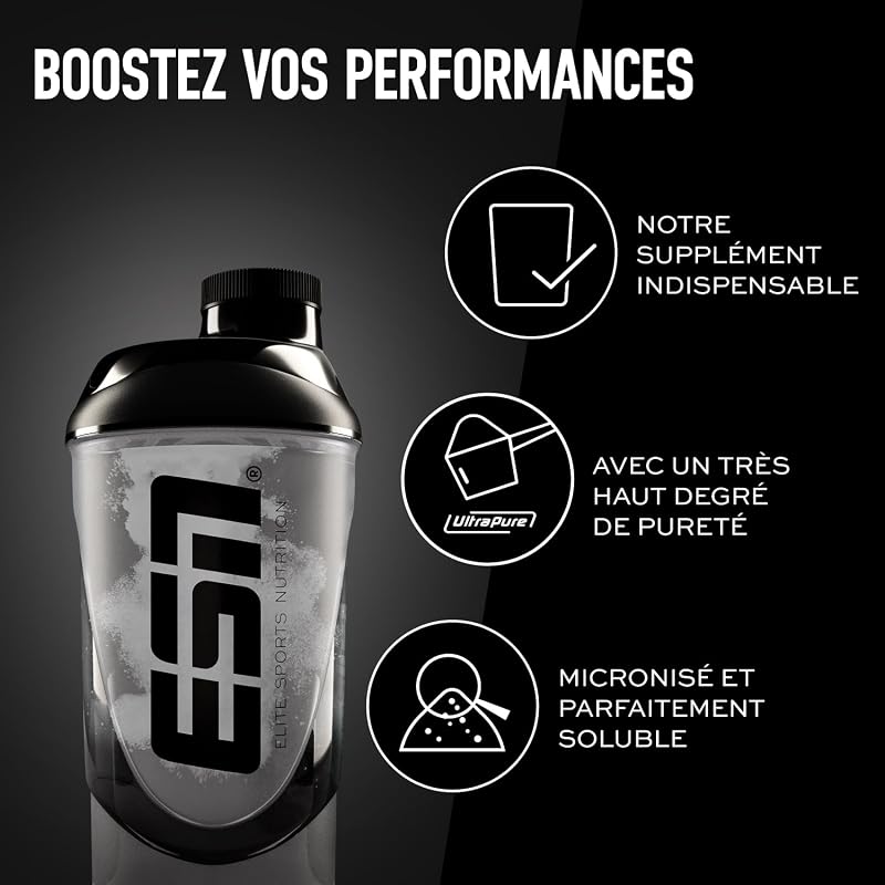 Créatine monohydrate ultra pure, 250 g, 71 portions, neutre