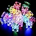 TORCHSTAR 7.3ft Ice Cube Battery Operated LED Christmas String Lights - RGBY, 2 Work Modes, 20pcs Multi-Color Cubes for Christmas, Holiday, Party, Event Decorative Lighting