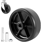 6" Trailer Jack Wheel Replacement,Heavy Duty Trailer Tongue Jack Wheel with Load Capacity of 1200 Lbs,Universal Wheels for Trailers Jacks Car Accessories for Trailers/RV/Hitch