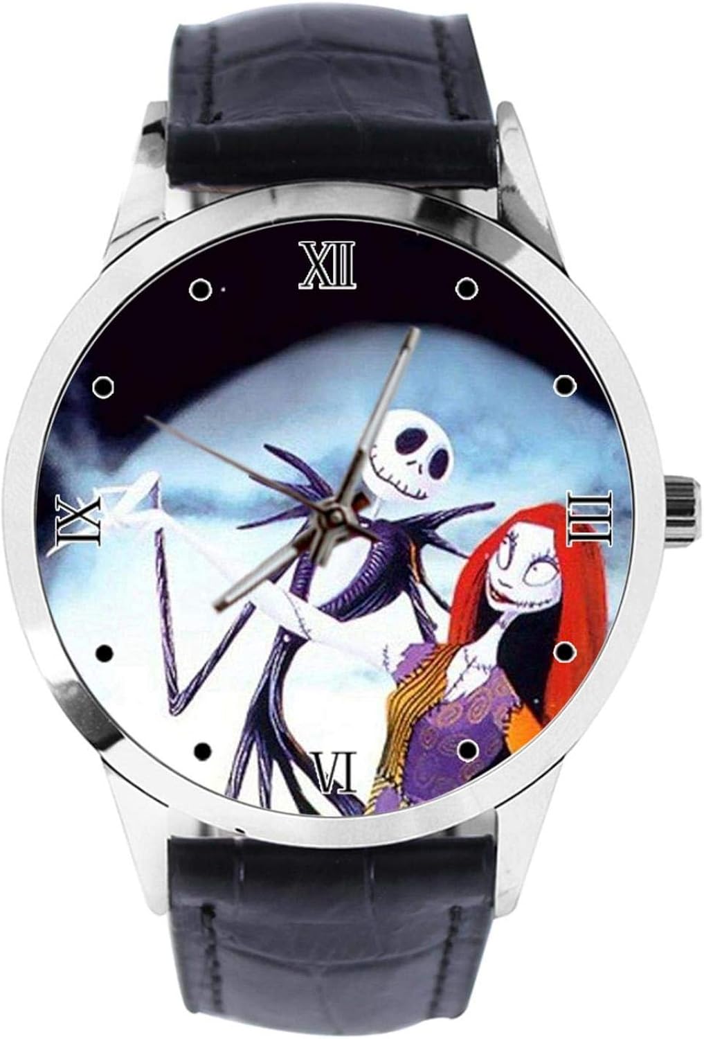 The Nightmare Before Christmas Jack Skeleton and Sally Custom Wrist Nightmare Before Christmas Watch