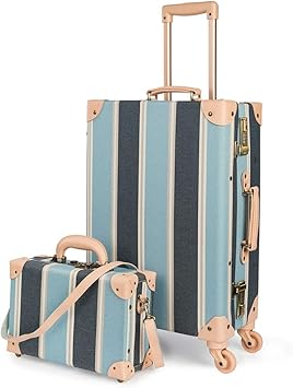 vintage hard shell luggage