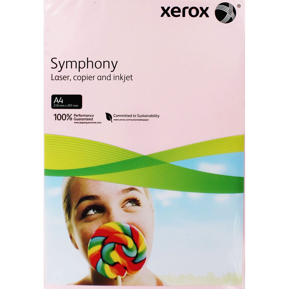 Xerox 80gsm A4 Pastel Tints Pink Ream Symphony Paper