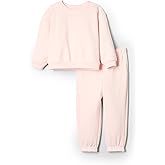 Amazon Essentials x Sofia Grainge Unisex Toddlers and Babies' Sweatshirt & Sweatpant Set