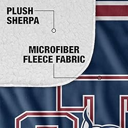 St. Thomas University Primary Logo Stripes Sherpa